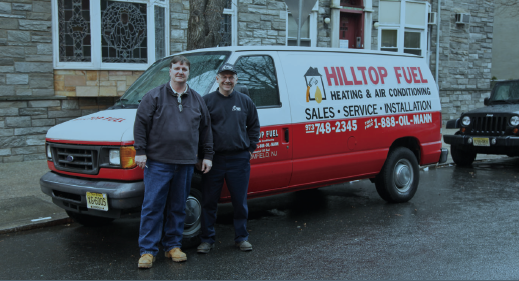 Hilltop service manager and technician
