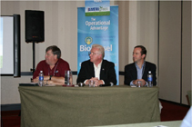 Biodiesel Panel (L to R): Rob Griscom, Ross Enterprises; Joe Biluck, Medford Township; Rick Bologna, Westmore Fuels